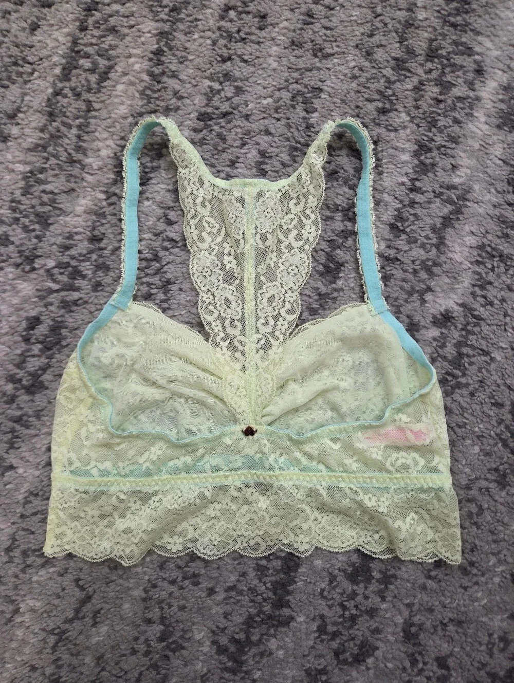 Bundle (2) Lace Bralettes: PINK VS Racerback & Aerie Strapless Bandeau | Size M